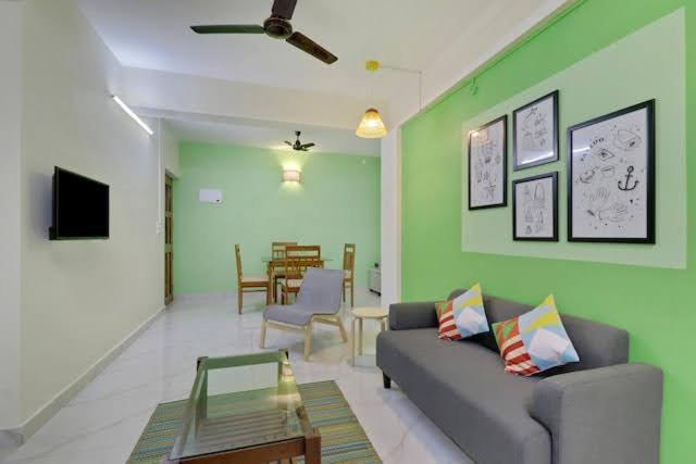 Luxury 2Bhk Apartment Near Calangute Baga Beach With Pool Екстериор снимка