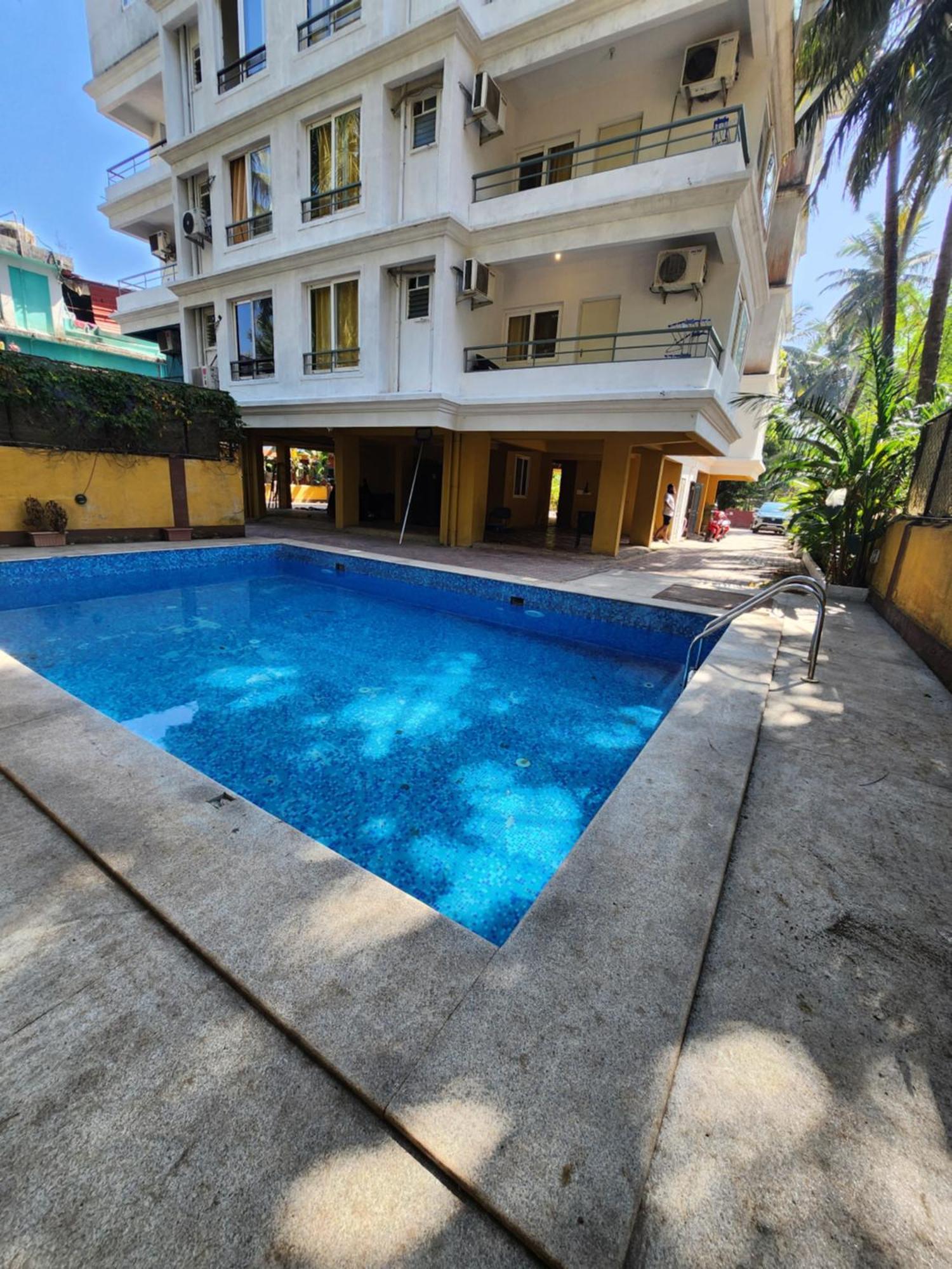 Luxury 2Bhk Apartment Near Calangute Baga Beach With Pool Екстериор снимка