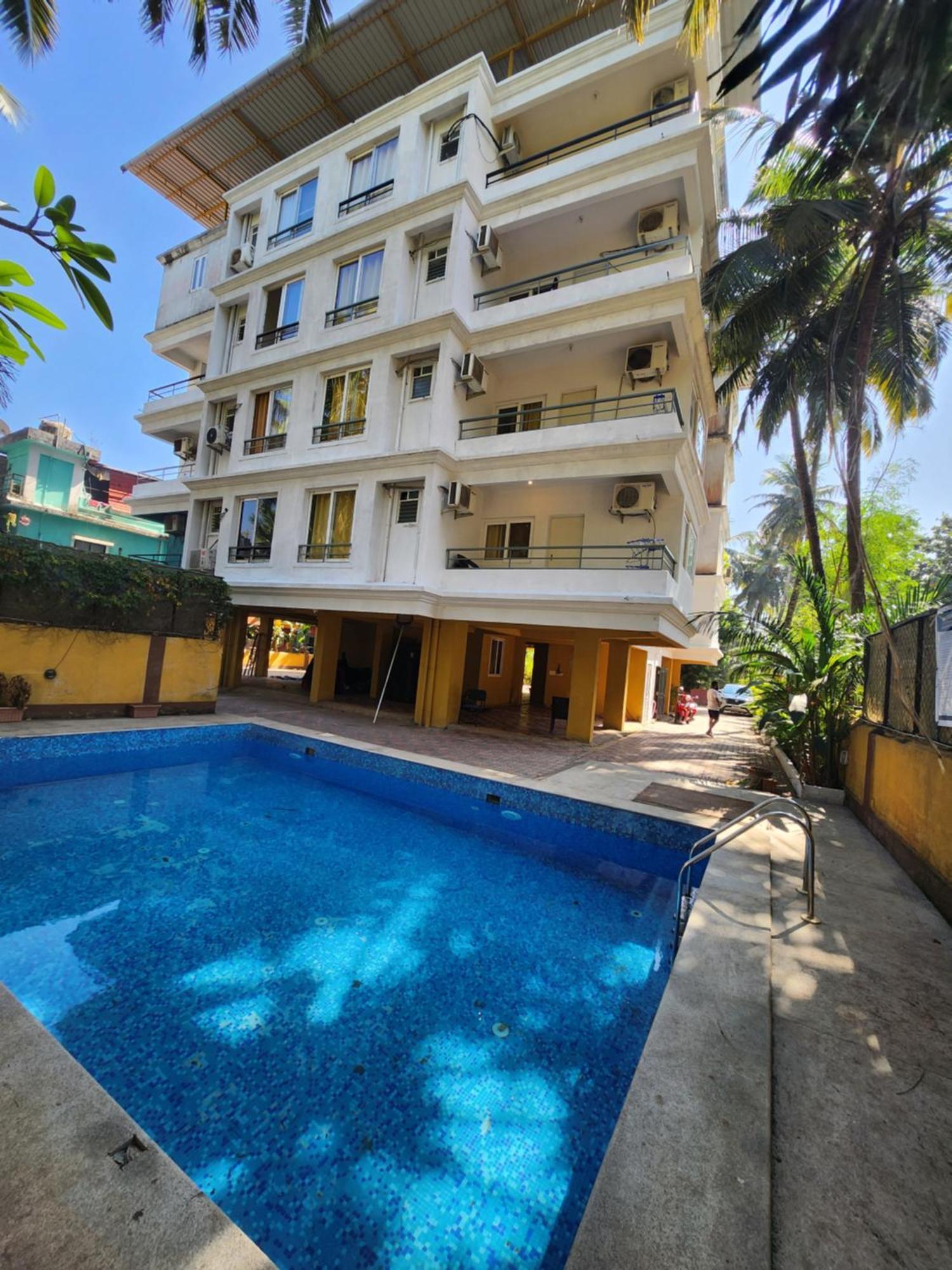 Luxury 2Bhk Apartment Near Calangute Baga Beach With Pool Екстериор снимка